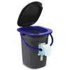 Jäätmemahuti Greenblue GB320BB Must Sinine Plastik 19L