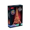 3D Pusle Cubicfun Eiffeli torni ööversioon LED valgustusega, tootja cubicfun, mudel 306-L534H – valgustatud arhitektuurne 3D pusle
