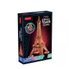 3D Pusle Cubicfun Eiffeli torni ööversioon LED valgustusega, tootja cubicfun, mudel 306-L534H – valgustatud arhitektuurne 3D pusle