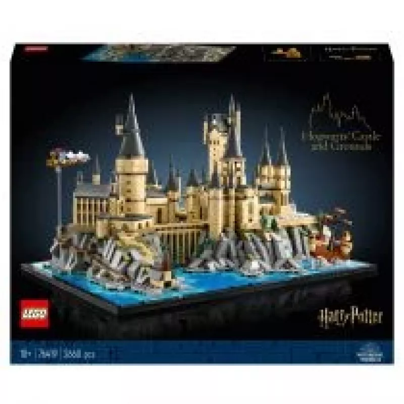 LEGO 76419 Harry Potter Sigatüüka loss ja maa-ala, suur komplekt täiskasvanutele, sisaldab ikoonilisi asukohti: Suur saal, Salakamber ja palju muud, sõbrapäev