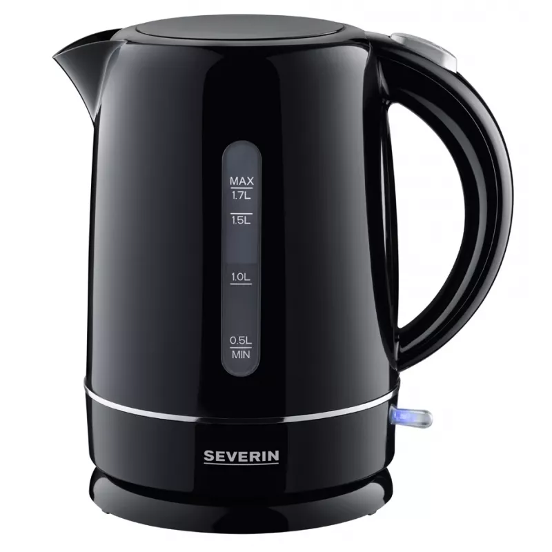 Severin WK 4322 elektriline veekeetja 1.7 L 2200 W Must