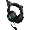 Kraken Kitty V2 - Must, mängupeakomplekt, kassikõrvad, voogreaktiivne valgustus, HyperClear kardioidmikrofon, 40 mm TriForce draiverid, kõrvaklappidesse ehitatud mikrofon, Razer Chroma RGB (kõrvad ja kõrvaklapid), ruumiline heli: saadaval ainult Windows 1