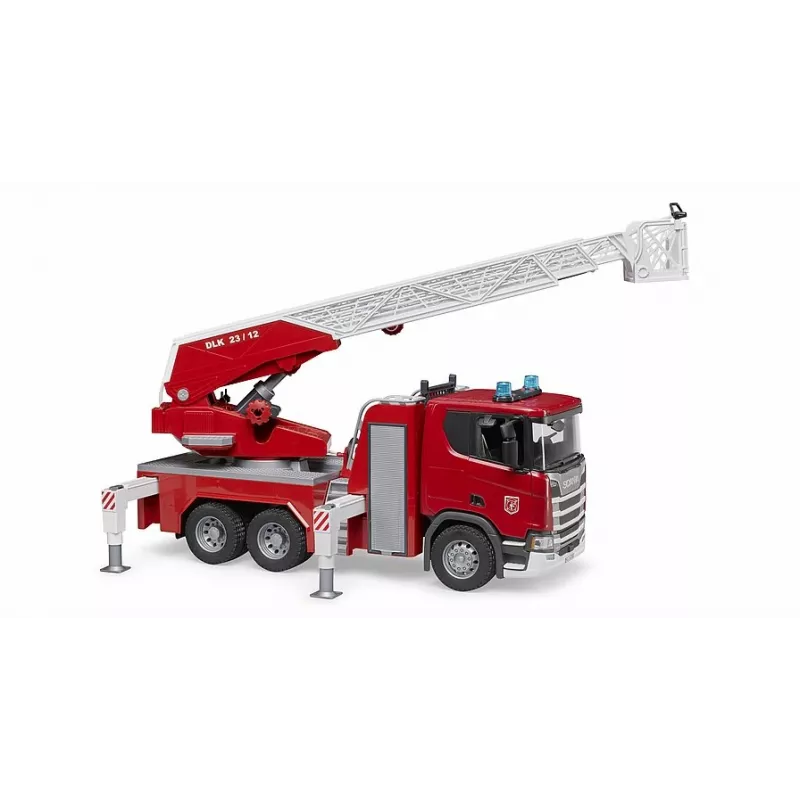Tuletõrjeauto BRUDER Scania Super 560R Punane Valge Plastik 3+