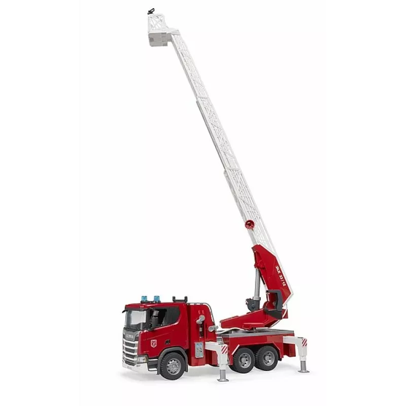Tuletõrjeauto BRUDER Scania Super 560R Punane Valge Plastik 3+