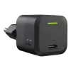 Mobiilseadme laadija roheline Cell CHARGC06, USB-C 33W, Quick Charge 3.0, vahelduvvoolu sisend 100–240V, must