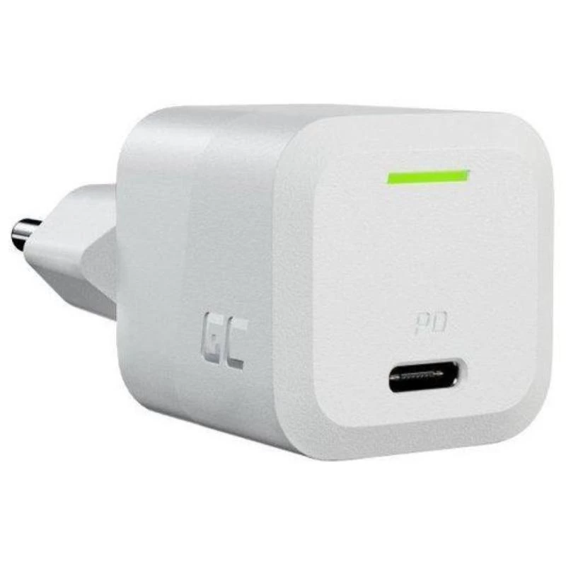 Green Cell CHARGC06W universaalne mobiilseadme laadija, valge, vahelduvvoolu kiirlaadimine