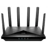 Laualine traadita ruuter Cudy P5 — Kaheribaline Wi‑Fi 6, 5G Sub6, topelt NanoSIM, Gigabit Ethernet, 6 eemaldatavat antenni, 256MB RAM