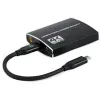 Gembird A-CM-HDMIF2-01 USB-C kahe HDMI-adapteriga, 4K 60Hz, must