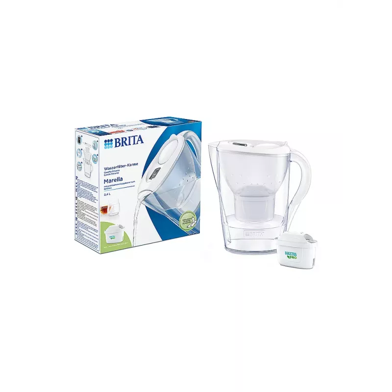 Brita 125219 Marella Water-saver Filter Set 2.4 L Valge