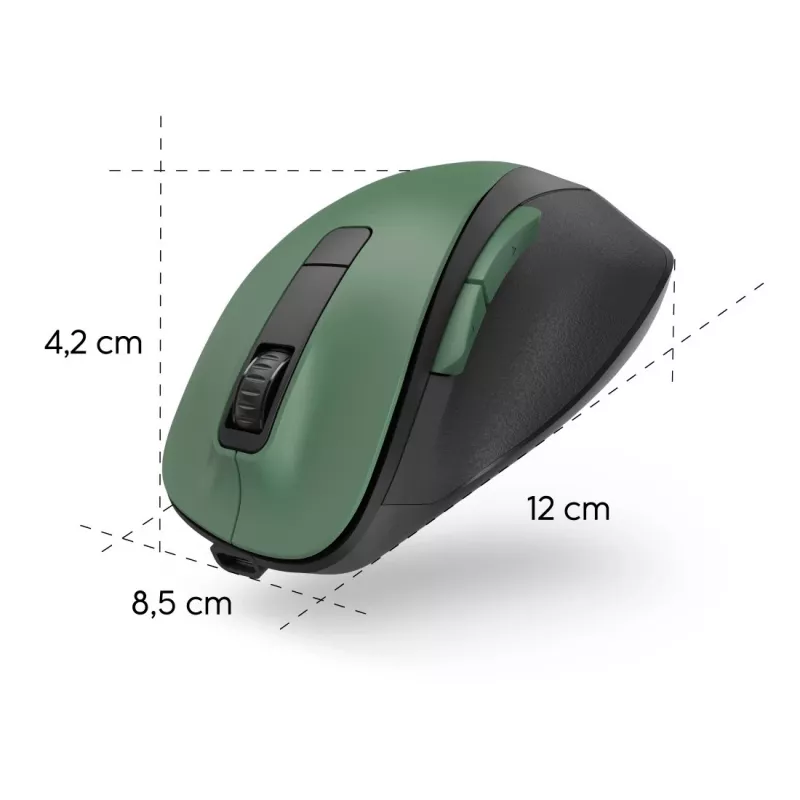 Hama MW-500 taaslaetav hiir kontor Paremakäeline RF traadita optiline 1600 DPI
