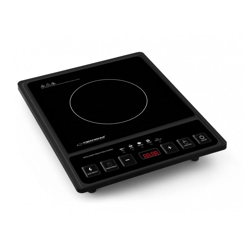 Esperanza EKH011 Hob Must Lamepind Induktsioonpliit 1 Fornello(i)