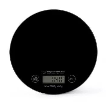 Esperanza EKS003K köögikaal must lame pind Rotondo elektrooniline köögikaal