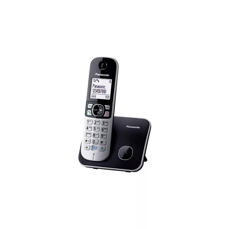 Panasonic KX-TG6811 DECT telefon Kõnevalija ID Must