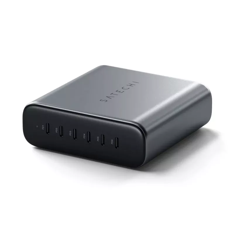 Siselaadija Satechi ST-C200GM-EU universaalne hall 6 USB USB-C porti