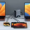 Siselaadija Satechi ST-C200GM-EU universaalne hall 6 USB USB-C porti