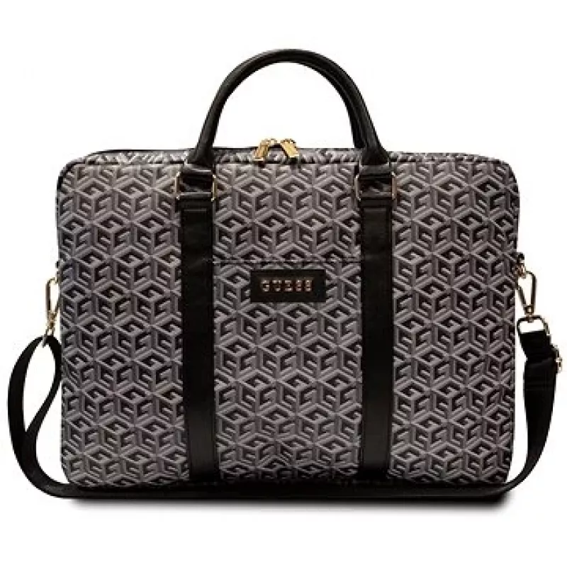 Guess GCube Stripes kott 16-tollisele sülearvutile, must - GUCB15HGCFSEK