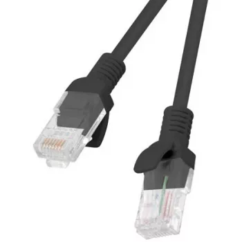 Võrgukaabel LANBERG PCU5-20CC-0025-BK RJ-45 Cat5e 0,25 m must, U/UTP, CCA, AWG26