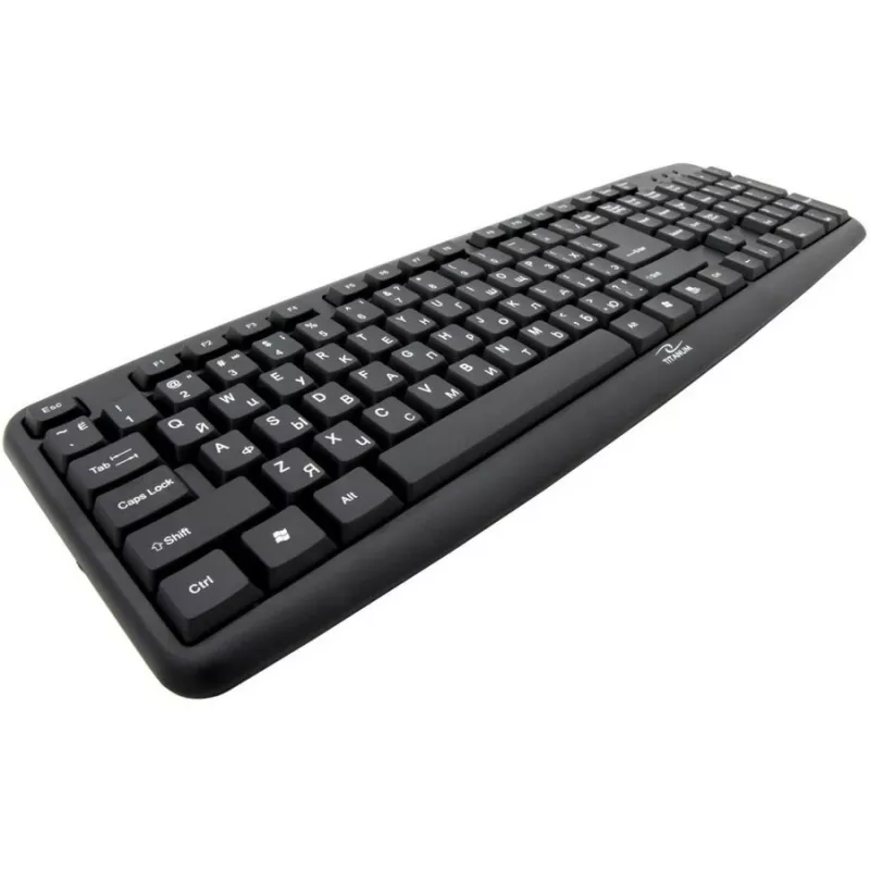 Esperanza TKR101 klaviatuur kontorile USB QWERTY inglise, vene must