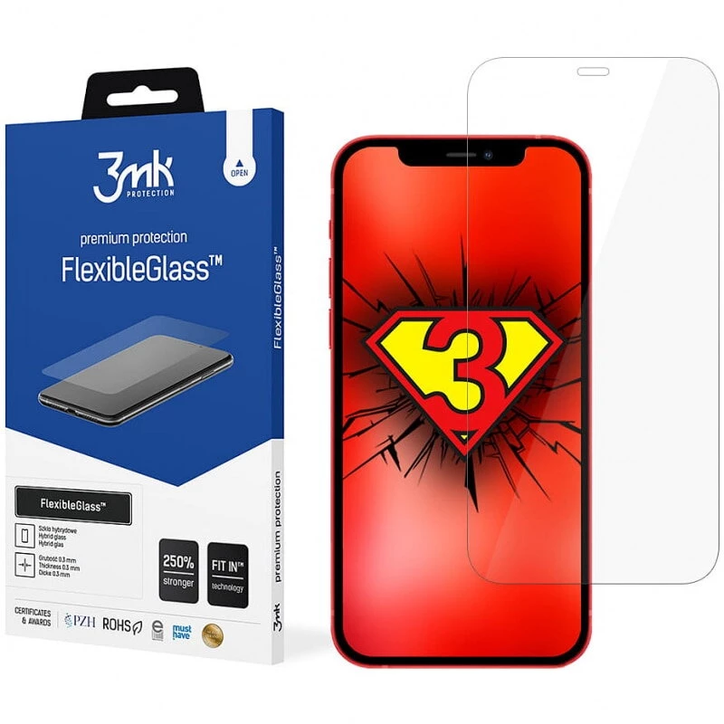 3MK FlexibleGlass ekraanikaitse iPhone 12/12 Pro