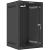 Seinale kinnitatav riiul LANBERG WF10-2309-10B 9U, 469×280×310 mm, 10-tolline sügavus, must, IP20