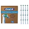 Oral B Precision Clean Toothbrush Heads 16 Pack Valge
