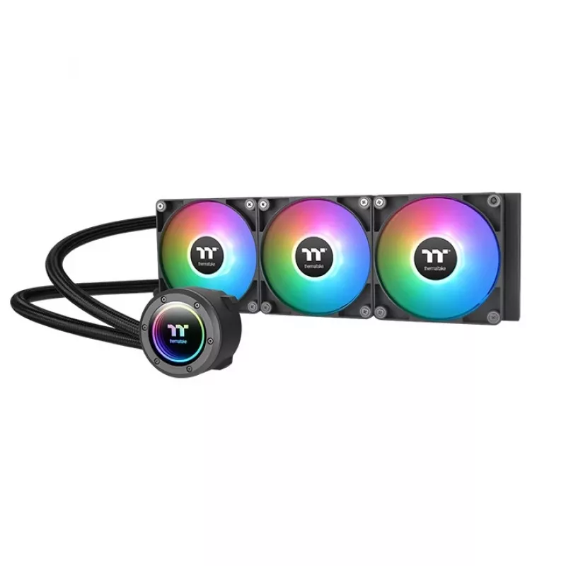 Thermaltake TH420 V2 ARGB protsessori kõik-ühes vedelikjahuti 14 cm Must 1 tk