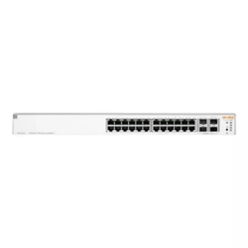 HPE Aruba Networking Instant On 1930 24G Class4 PoE 4SFP/SFP+ 370W Hallatav L2+ Gigabit Ethernet (10/100/1000) Power over Ethernet (PoE) 1U Valge