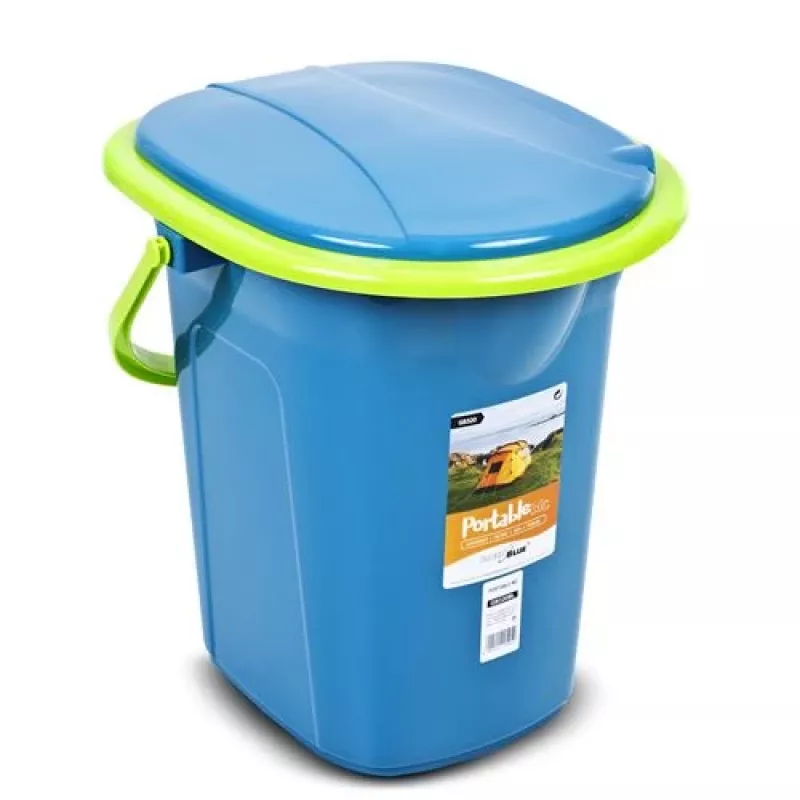 GreenBlue GB320BL kaasaskantav reisi-tualettpott, iste, telkimine, festival, käepide, kaas, vastupidav, stabiilne, 19L
