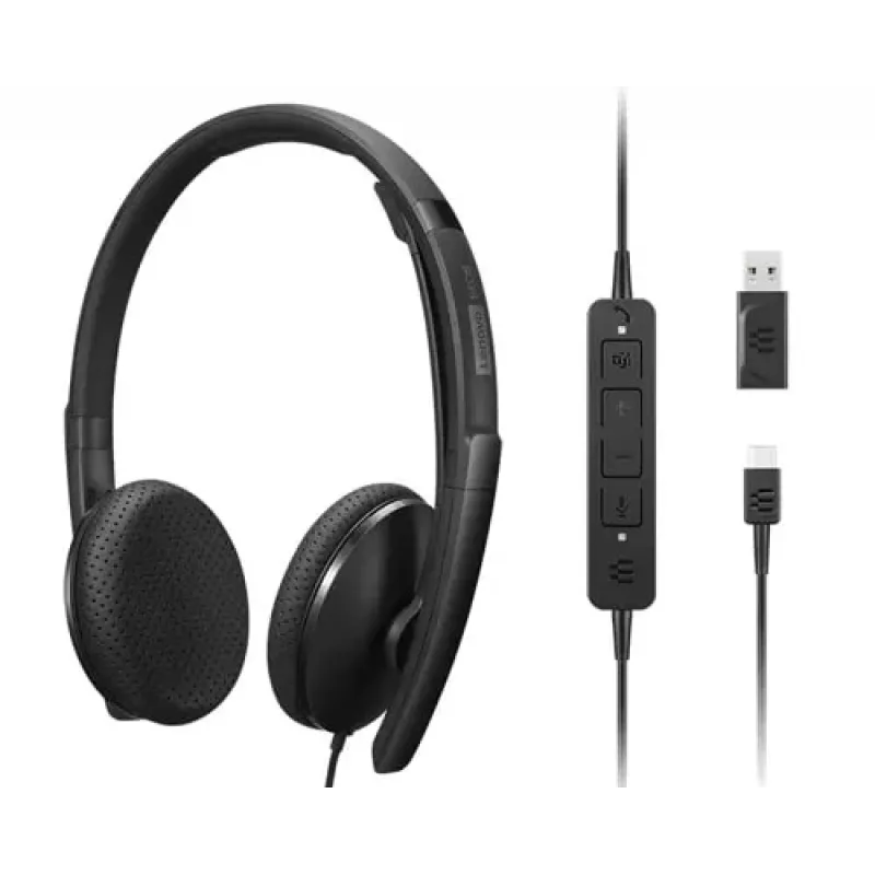 Lenovo 4XD1M45626 kõrvaklapid/peakomplekt Juhtmega ühendatud Peapael USB USB-C Must