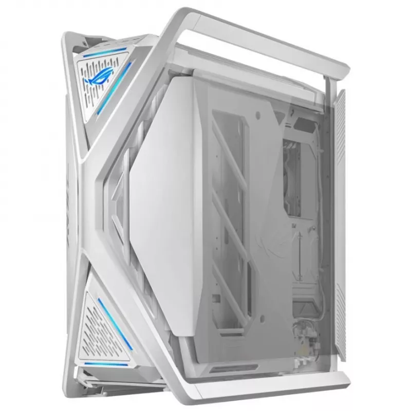 ASUS ROG GR701 Hyperion White, PC, Valge, ATX, EATX, micro ATX, Mini-ITX, Alumiinium, Multi, Esipaneel