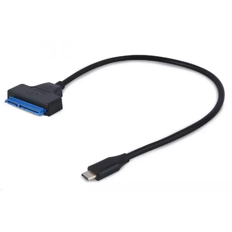 Gembird AUS3-03 USB-C – 2,5-tollise SATA ketta adapter, 0,2 m, must