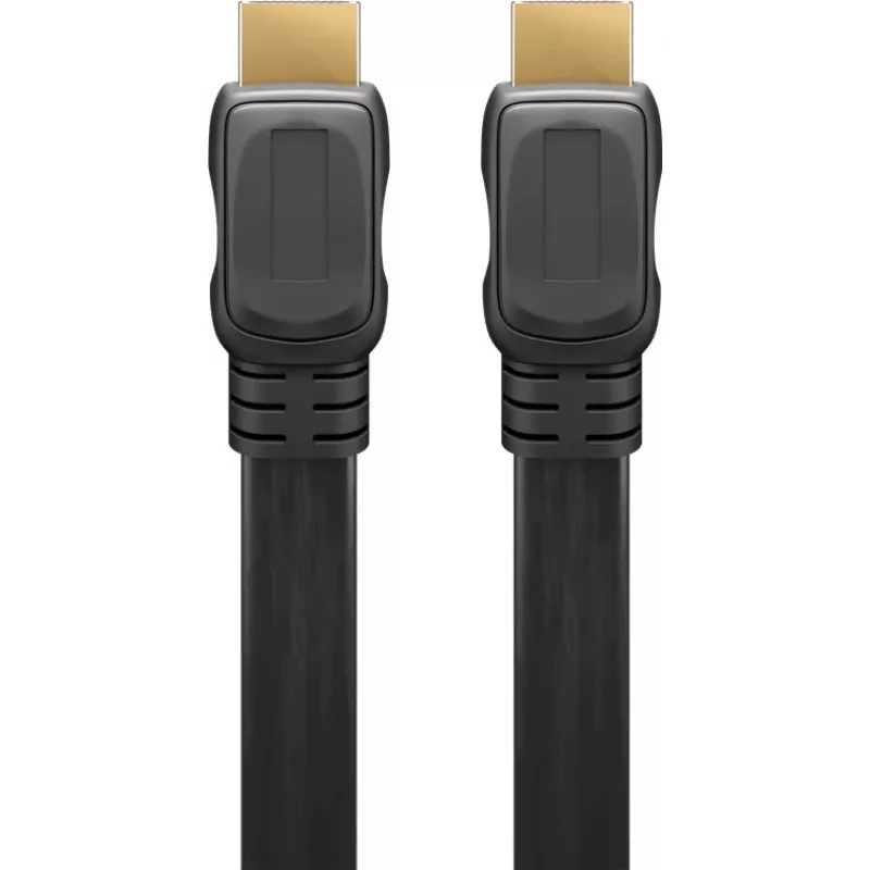 Goobay | High Speed HDMI Flat Cable with Ethernet | 61279 | HDMI isane (tüüp A) | HDMI (tüüp A) | HDMI-HDMI | 2 m