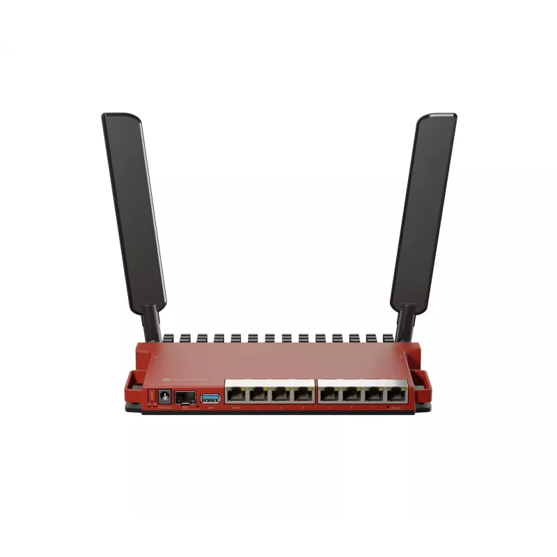 Mikrotik L009UiGS-2HaxD-IN traadita ruuter Gigabit Ethernet ühe ribaga (2,4 GHz) Punane
