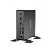 Shuttle XPC Nano PC NC40U, Intel Celeron 7305U, 1x HDMI, 1x DP, 1x USB-C/DP, 6x USB3.2, 1x 2,5-tolline pesa, 2x M.2, 1x LAN, RAID, 24/7 pidev töö, koos VESA ja alusega