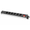 Digitus 6-suunaline kontori pikendusjuhe 3 USB pordiga 1,5 m kaabel