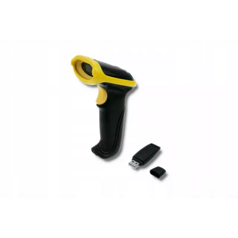 Qoltec 50862 Traadita laser-vöötkoodiskanner 1D | 2,4 GHz
