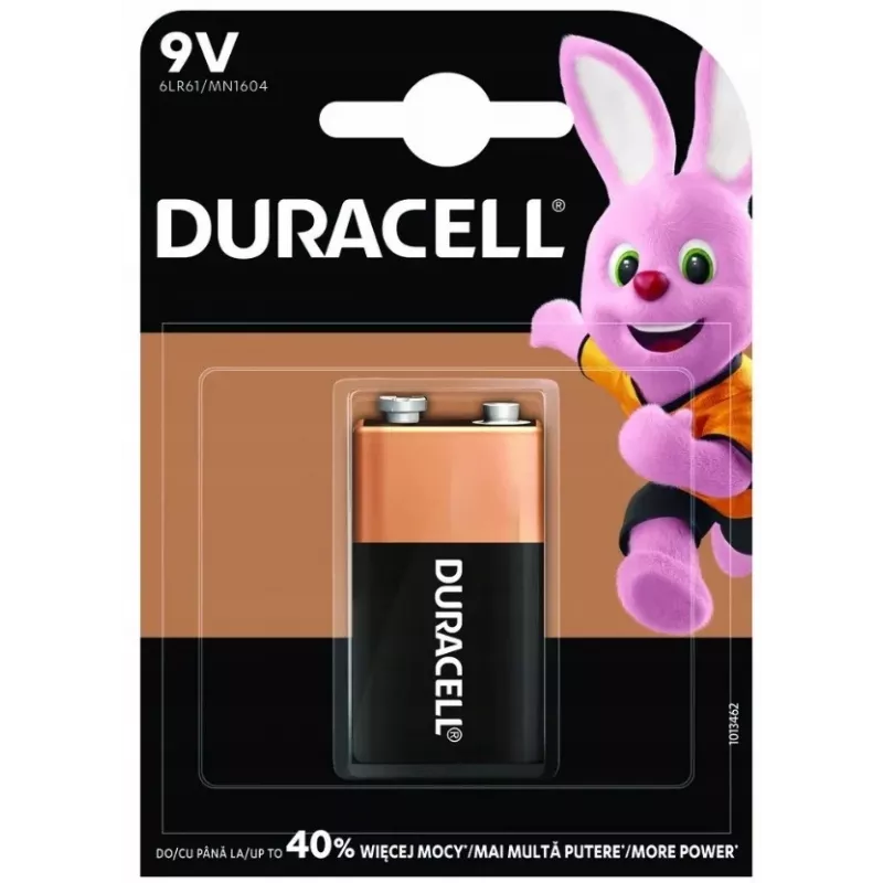Duracell 9V aku üksikpakend 9VDUR BT0009