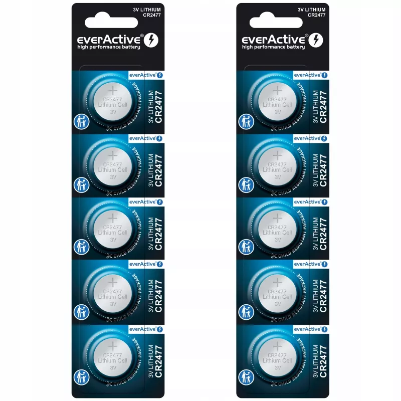 Liitiumpatarei everActive CR2477 - blisterpakendis 5 tk.