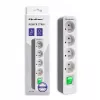 Qoltec 50288 toitepikendus 1,8 m 4 vahelduvvoolupistikupesa siseruumidesse valge