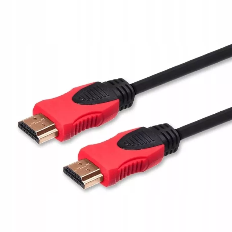 Savio CL-141 HDMI-kaabel 10 m HDMI Type A (Standard) Must,Punane