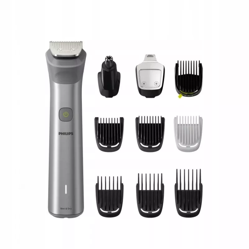 Philips All-in-One Trimmer MG5920/15 Series 5000, Stainless steel, 0.5 mm, 1.6 cm, 1 mm, Beard, Ear, Nose, aku