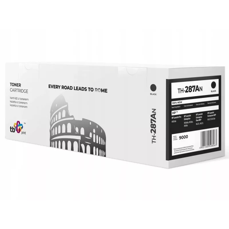 Toner HP CF287A Lj M506 Bk TH-287AN Uus