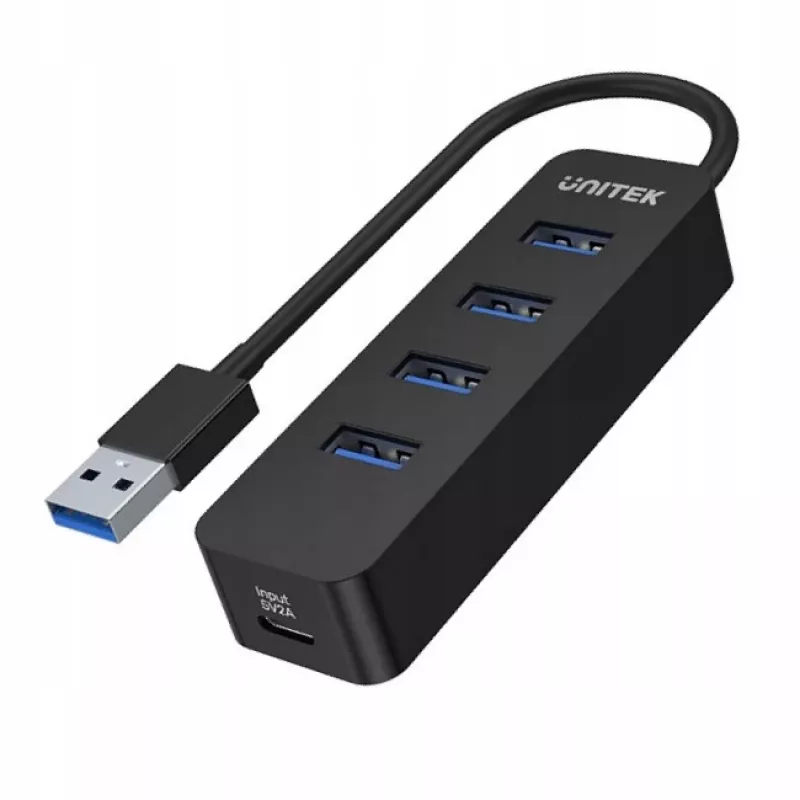 UNITEK uHUB Q4 USB 3.2 Gen 1 (3.1 Gen 1) Type-A 5000 Mbit/s Must