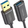 USB-kaabel Unitek Y-C4030GBK 3 m USB 3.1 Type-A to Type-B (andmeedastus ja laadimine)