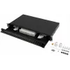 Valguskaabli jaotuskarp Rack 1U 24x SC LC 19