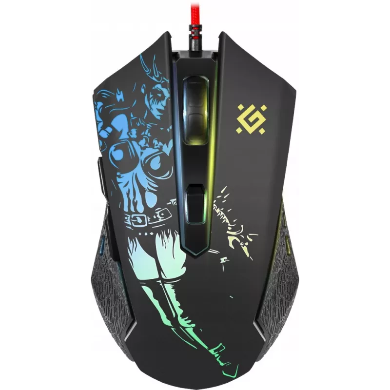 Mänguri optiline juhtmega hiir DEFENDER GM-933 SIN'SISTER 7200 dpi 6P RGB