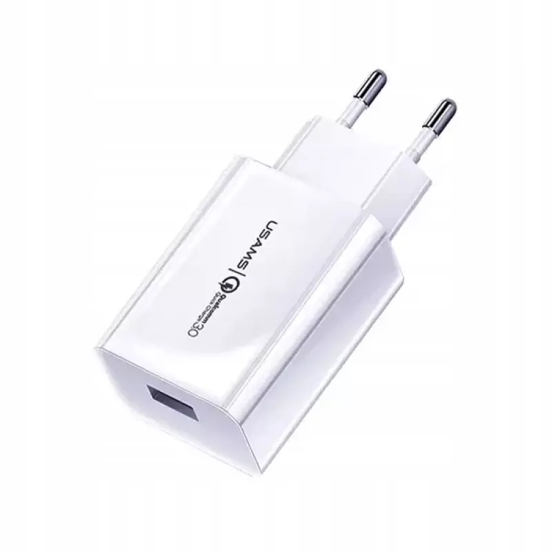 Usams USA000445 Toiteadapter Valge