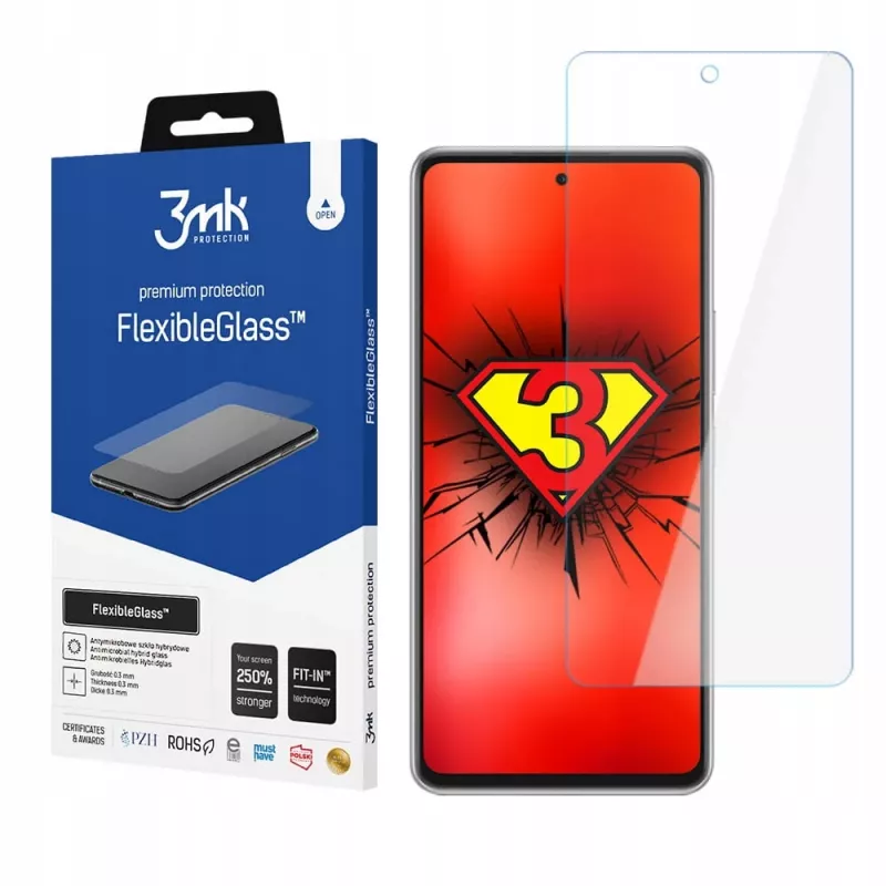 3mk Hybrid Protective Glass Flexible Glass 7H Do
