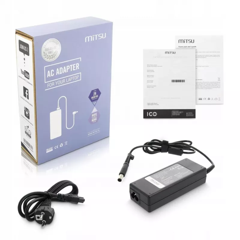 Toiteplokk MITSU HP 19V 4.74A väline adapter kaasaskantavatele seadmetele