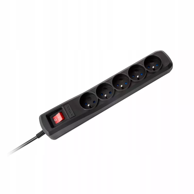 Pistikupesade riba Armac ARC5 must 5 vahelduvvoolupesaga 250 V 5 m